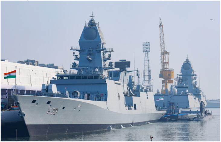 INS Nilgiri, INS Surat, and INS Vaghsheer Commissioned into Indian Navy